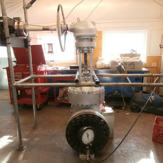 testing device to test flange joints and valves for their fire resistance: TEMES fire.safe